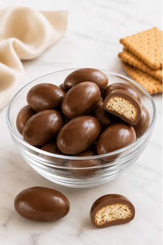 Sütlü Çikolatalı Bisküvi Draje 250 G