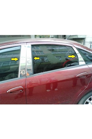 Fiat Linea Krom Cam Direği 8 Parça 2007 Sonrası