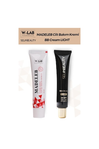 W Lab Madeleb Krem 40 Ml + Selin Beauty Bb Cream Spf25 Light 40ml