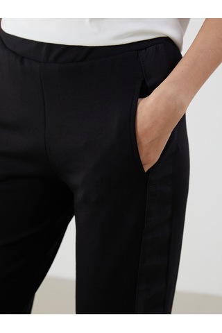 Lcwaıkıkı Classic Siyah Beli Lastikli Kadın Pantolon