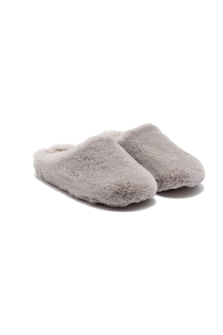 Twigy Stone Kadın Peluş Ev Terliği Koyu Bej 37/41