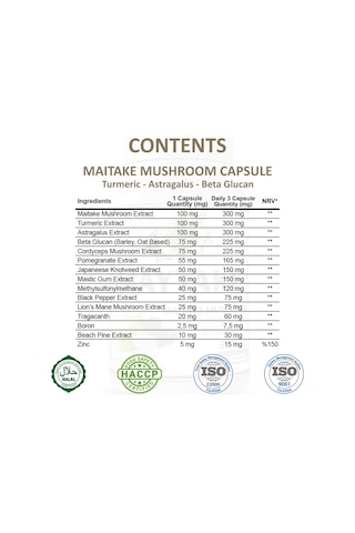 Gökçek Şifa Maytake (Maitake Mushroom Capsule) 60 Kapsül