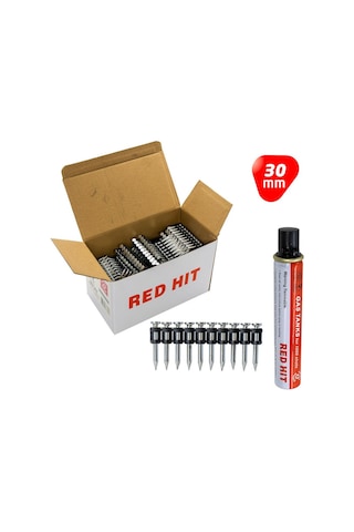 Red Hit Gzt-30 Çelik Zemin Çivisi 30 Mm Gaz Dahil 1000li Paket