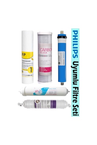 Philips Aut 3061 Ve Aut 3060 Su Arıtma Cihazı Uyumlu 5'li Filtre Seti
