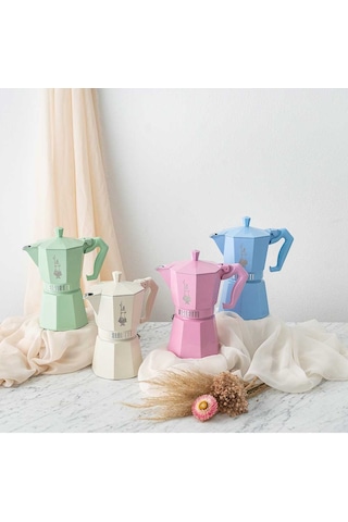 Bıalettı 9063 Moka Exclusıve Pınk 3 Cups Bı-9063 Bialetti