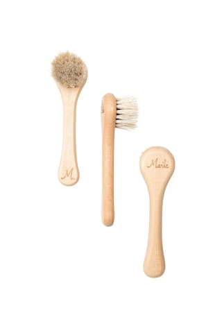 Mar'le Doğal At Kılı Yüz Bakım Fırçası