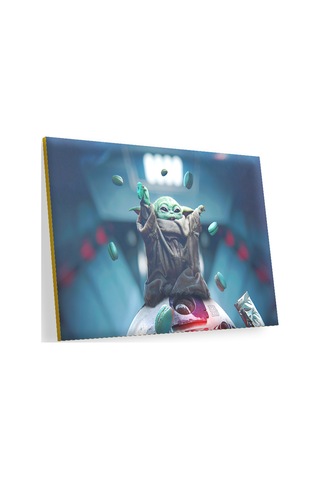 Cakasepetim Star Wars Baby Yoda The Mandalorian Ahşap Mdf Tablo