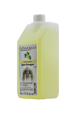 Çanakkale Kolonyaları 80 Derece Limon Kolonyası Korumalı Kapak - Yeni Model 2 x 1 L