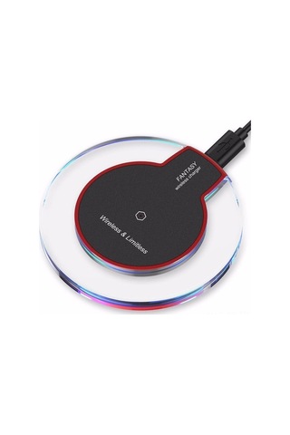 Yifomall Koyu Kırmızı Kiremitli Qı Standardı 5w Hızlı Şarj Destekli Kablosuz Telefon Şarj Cihazı