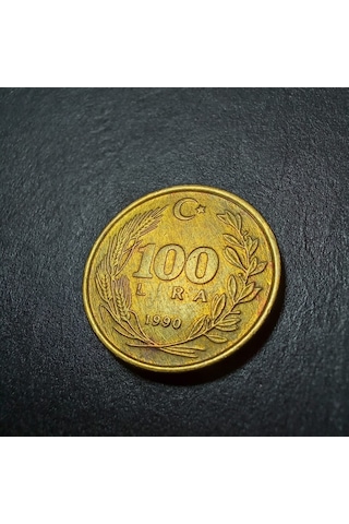 1990 100 Lira Çt+/ççt+ Eski Madeni Para - 3996366763a50ef0c1