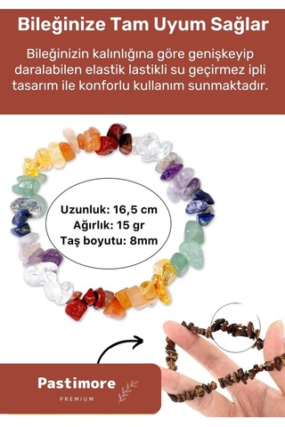 Unisex Doğal Mercan Taşı Bileklik Kırmızı Konsantrasyon Saflık Denge Nazar Çakra Bilekliği Çok Renkli