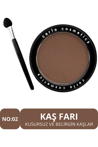 Carla Eyebrow Shadow No: 02 Kaş Farı Koyu Kahve 4.5 G