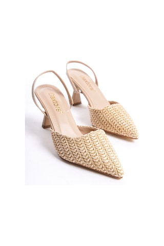 Daxtors Garantili D449 Günlük Kadın Klasik Topuklu Ayakkabı Çok Renkli