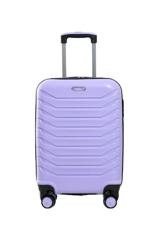 Yefa Pp Polipropilen Kırılmaz Kabin Küçük Boy Valiz Lila