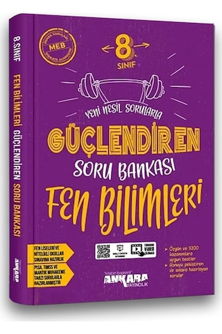 Güçlendiren 8. Sınıf Fen Bilimleri Soru Bankası Ankara Yayıncılık Güçlendiren 8. Sınıf Fen Bilimleri Soru Bankası Ankara Yayıncılık