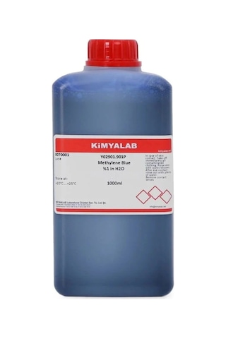 KimyaLab Metilen Mavisi Sudaki Çözeltisi 1 L