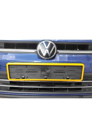 Takmatik Sarı Oto Plakalık 2 Adet Ön Ve Arka