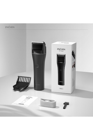 Enchen Boost 2 Siyah Taşınabilir Şarjlı Saç Kesim Makinesi