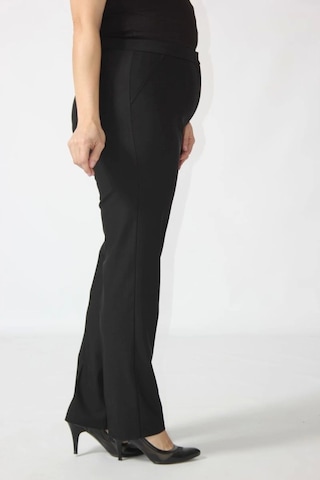 Moda Berray 2555 Gizli Cep Modeline Sahip Büyük Beden Pantolon Siyah Siyah