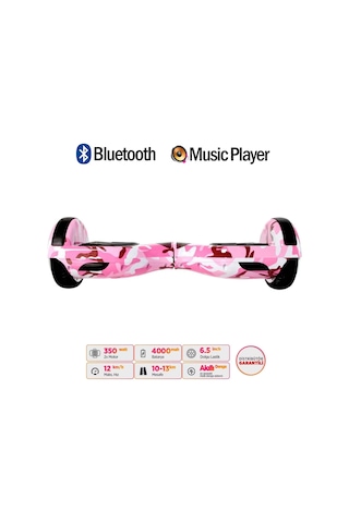 Citymate Elektrikli Kaykay Hoverboard Akıllı Denge 6.5 Inch + Hoverkart + Çanta Extrem Paket D05