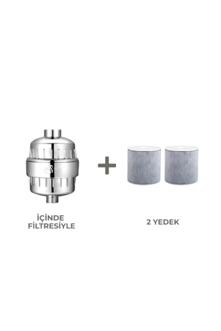 Pure Swan Duş Filtresi+2 Yedek Filtre Krom