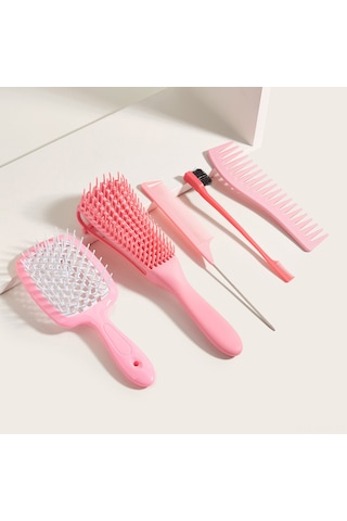 Suofeng 5'li Saç Bakım Seti - Kıvırcık/düz/ıslak/kuru Saçlar İçin Çok Amaçlı Taraklar