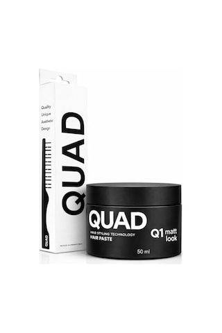 Q1s Mat Saç Şekillendirici Saç Pastası, Bukle Belirginleştirici, Hacim Verici, Wax, Unisex, 50 Ml