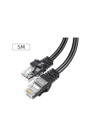 Essager CAT6 LAN RJ45 Ağ Ethernet Kablosu 5 Metre - Yuvarlak Tel Round Wire