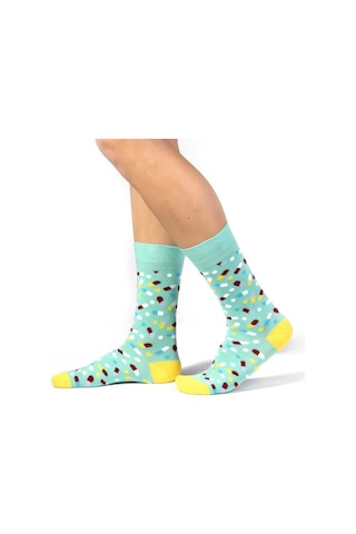 Ozzy Socks Pills Desenli Çorap Yeşil