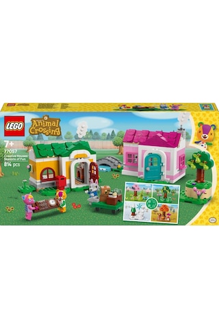 LEGO® Animal Crossing™ Yaratıcı Evler: Eğlenceli Mevsimler 77057 - 7 Yaş ve Üzeri Çocuklar için Yaratıcı Oyuncak Yapım Seti (814 Parça)