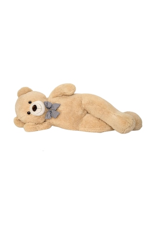 Peluş Ayı 120 Cm Papyonlu Sevimli Ayı - Sevgiliye En Özel Hediye Boz