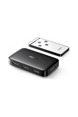 Ugreen 3-in-1 4k 30hz Hdmı Uzaktan Kumandalı Switch, 80125