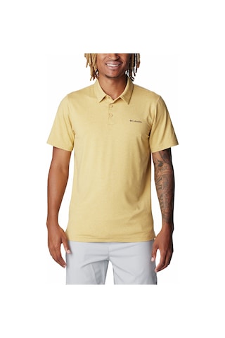 Columbia Tech Trail Erkek Kısa Kollu Polo T-shirt Ao2933 A.gri Açık Gri