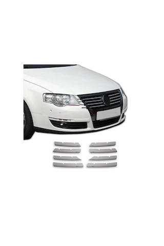 Vw Passat 3C Krom Ön Panjur 8Prç 2005-2010 Arası P.Çelik