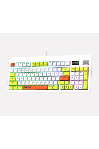 Bronzturq Mk1120 Rgb 3n1 Wired + 2.4g + Bluetooth Mekanik Klavye