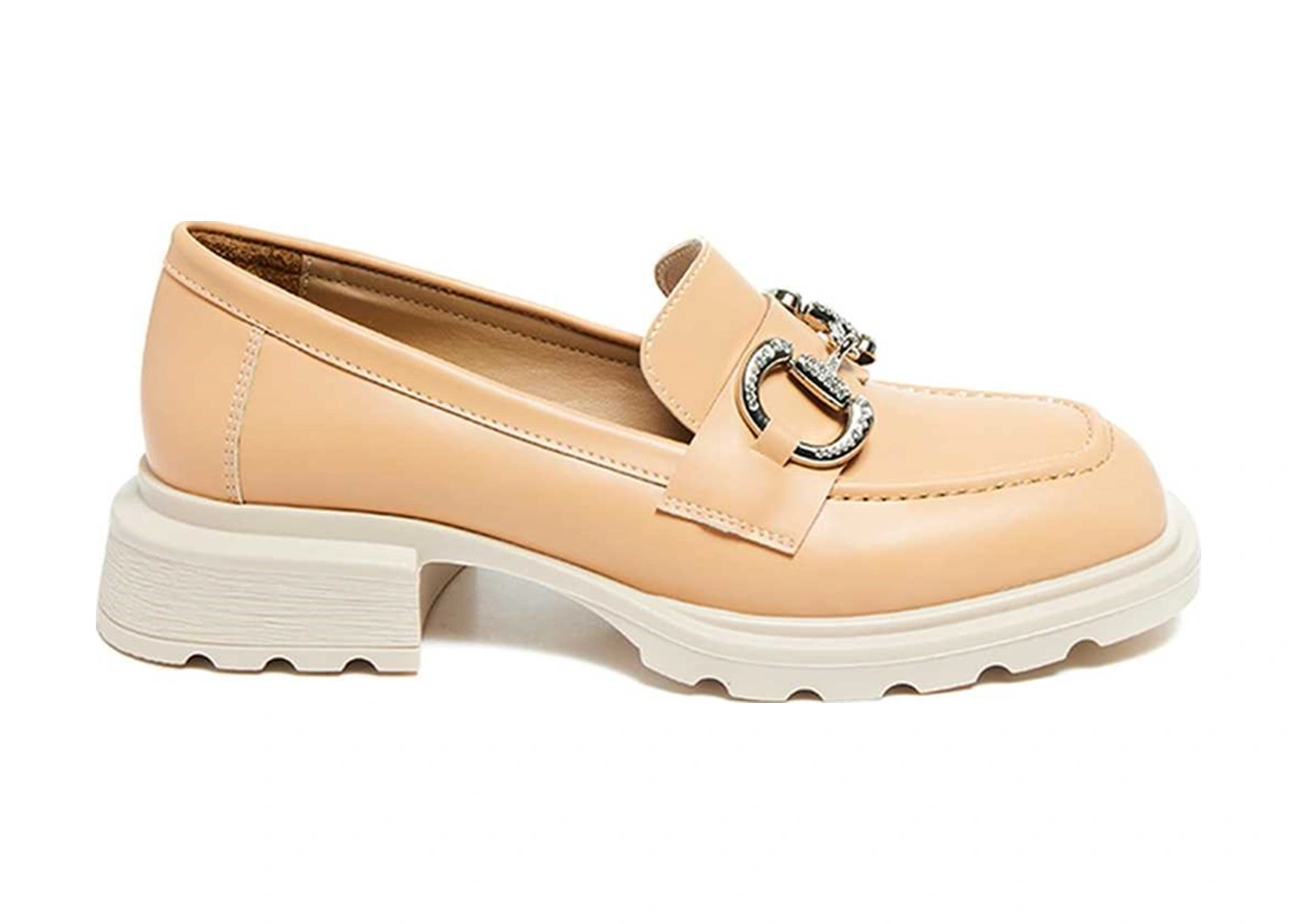 Bestello Tokalı Termo Taban Casual 281-1902 Kadın Ayakkabı Nude