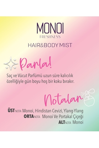 Monoi Freshness Hair & Body Mist Saç & Vücut Spreyi 100 Ml