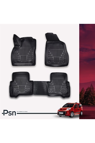 FIAT FIORINO (2007-2018) İle Uyumlu - Araca Özel Paspas