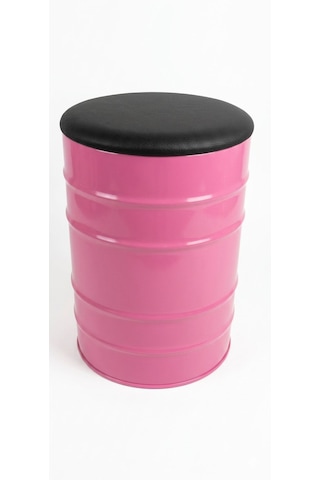 Tabure Varil Model Pembe