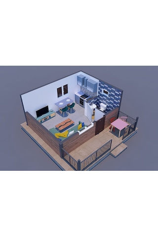 28 M² Prefabrik Ev