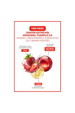Cilt Bakım Köpüğü 200ml Strawberry-