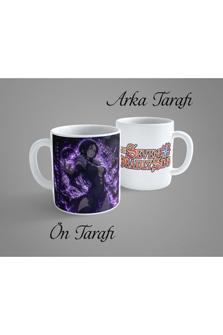The Seven Deadly Sins Merlin 2 Porselen Kupa Bardak Beyaz The Seven Deadly Sins Merlin 2 Porselen Kupa Bardak Beyaz