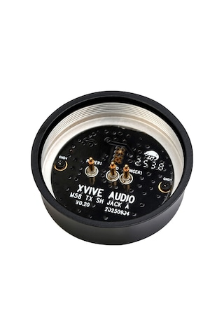 Xvive Audio Sennheiser Kapsül Shure Tipi Kablosuz Verici Adaptörü Siyah