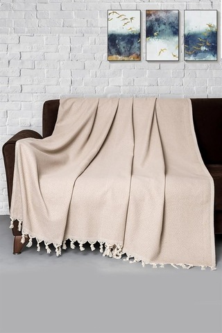 Trendy Koltuk Örtüsü Bej 170 X 300 Çok Renkli