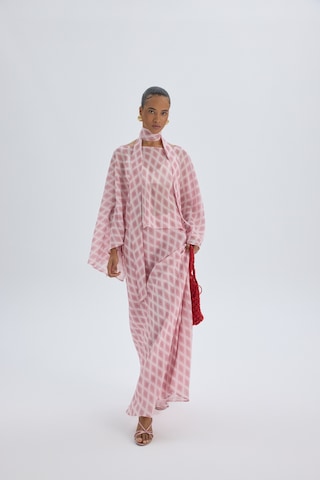 Mai Collection Marlowe Pembe Ekose İkili Takım