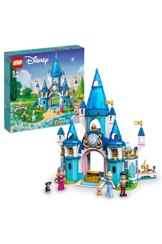 LEGO ® | Disney Princess Sindirella ve Yakışıklı Prens'in Şatosu 43206 - 5 Yaş ve Üzeri Hayal Gücü Geniş Çocuklar için Oyuncak Yapım Seti (365 Parça)