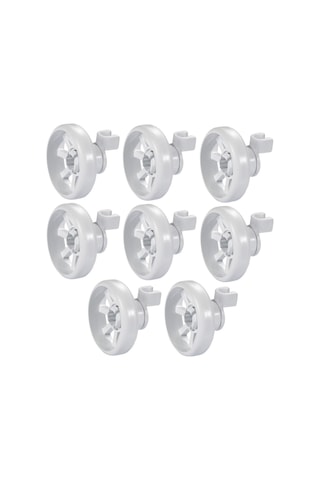 Bosch Uyumlu Bulaşık Makinesi Sepet Tekerleği Alt Teker 8 Adet - 496135387