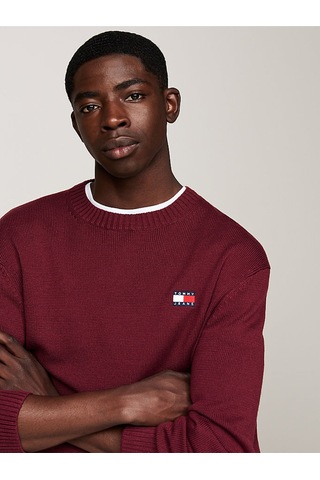 Tommy Hilfiger Tjm Reg Badge Sweater Mor