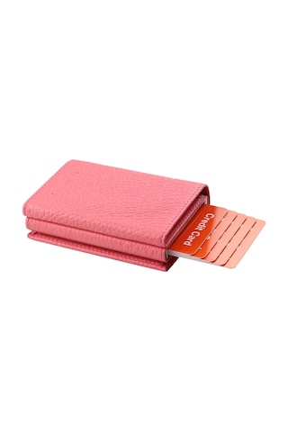 Walsmart Pro Cover Floater Akıllı Mekanizmalı Deri Cüzdan Pembe