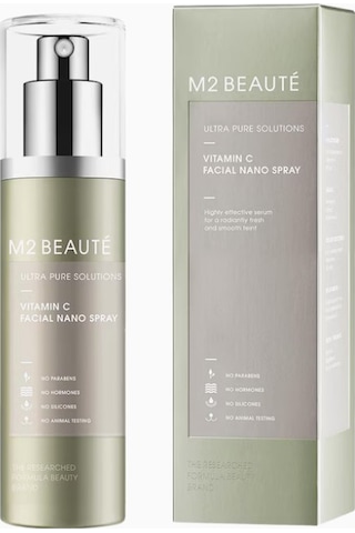 M2 Beaute M2 Beauté Ultra Pure Solutions C Vitamini Yüz Nano Spreyi, Alkolsüz Ve Parabensiz Nemlendirici Kremler